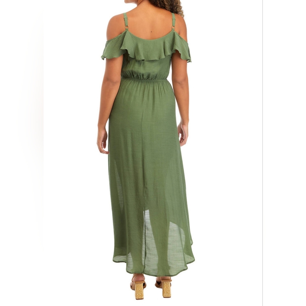 LUXOLOGY COLD SHOULDER DRESS NWT - Picture 3 of 5